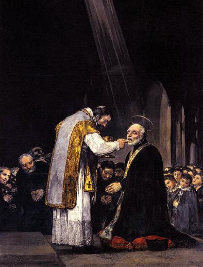 Francisco de Goya La ultima comunion de san Jose de Calasanz Sweden oil painting art